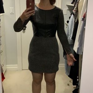 Real leather Club Monaco dress size 8